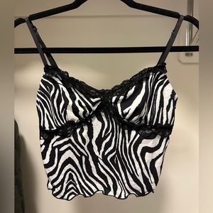 Zebra Crop Top
